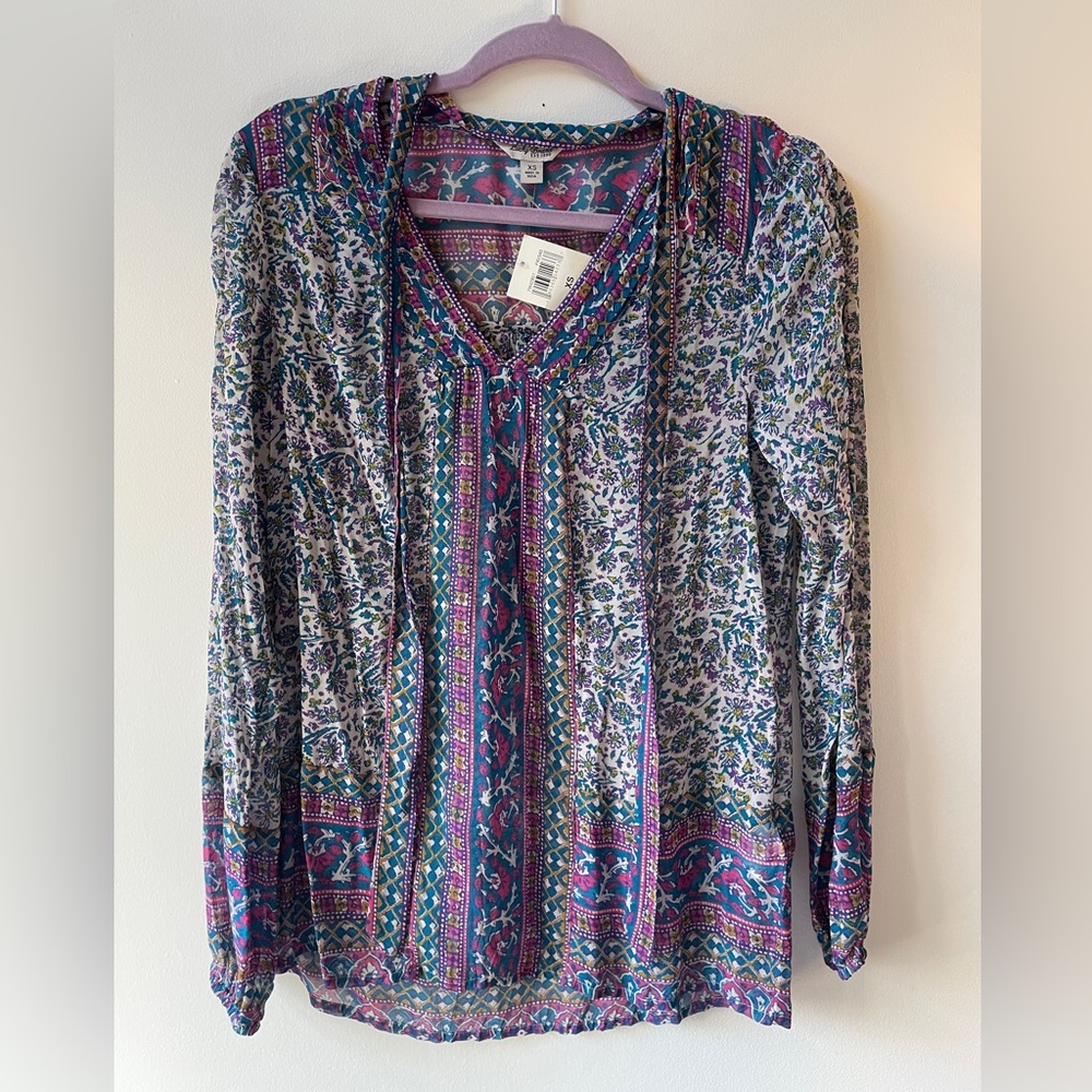 Lucky Brand Multicolor Floral Top